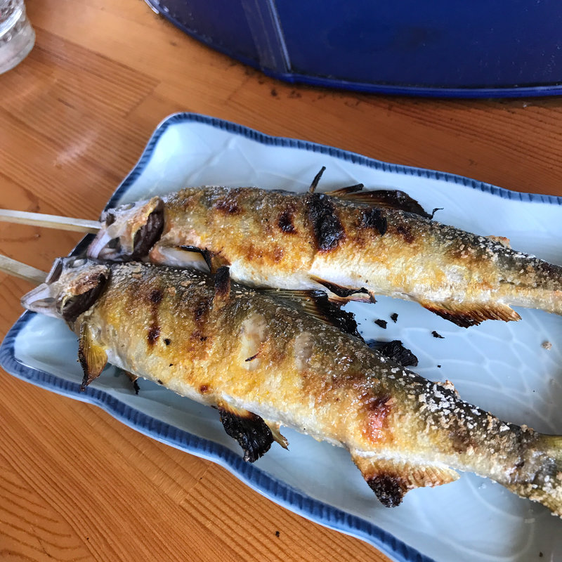 鮎の塩焼き(ファミリーランド鹿野 )