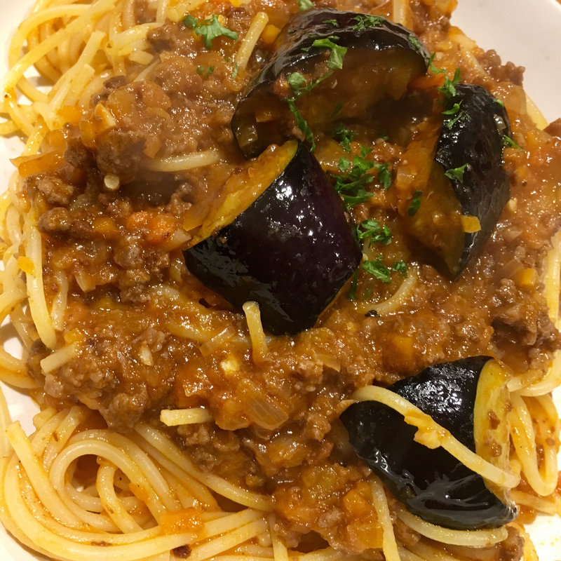 茄子のミートソーススパゲティ(GRILL KING （グリルキング）)