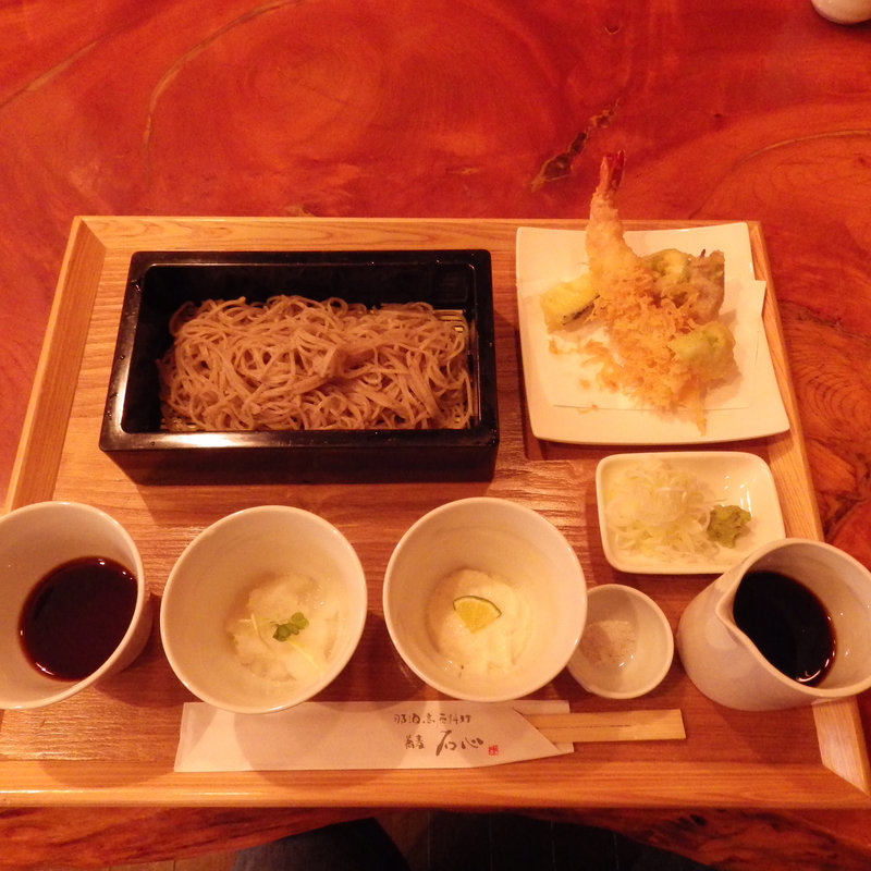 天ぷらもりそば(石心 （せきしん）)