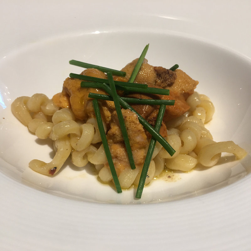 塩水雲丹のブシアーティ(クッチーナバーカッパス )