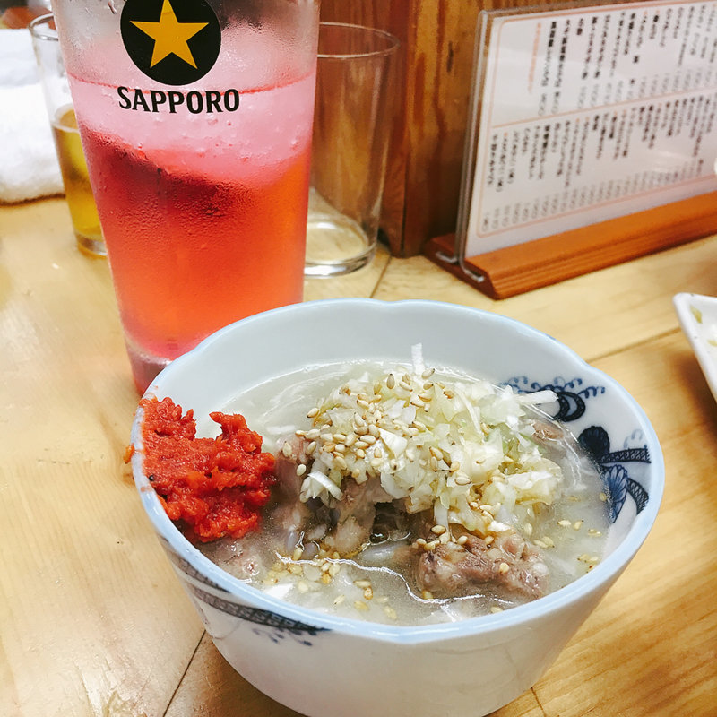 豚軟骨の煮込み(もつ焼 でん 中目黒店)