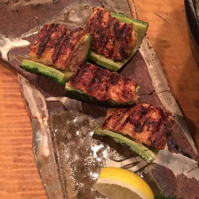 ゴーヤの肉詰め(鶏屋 國型製作所)