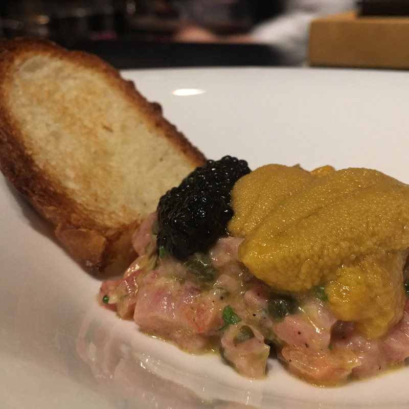 茄子チャンピオン牛タルタル キャビア 雲丹(ヒロソフィー （HiRosofi）)