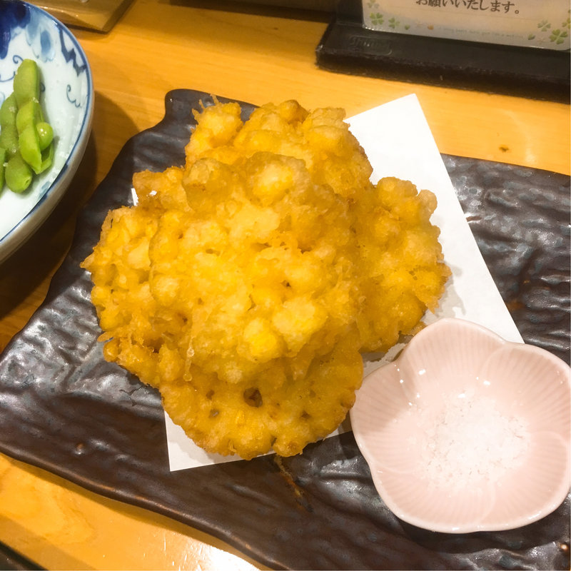 とうもろこしかき揚げ(和菜蔵)