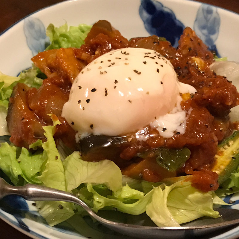 夏野菜のトマト煮サラダ(和彩酒処 伊織)