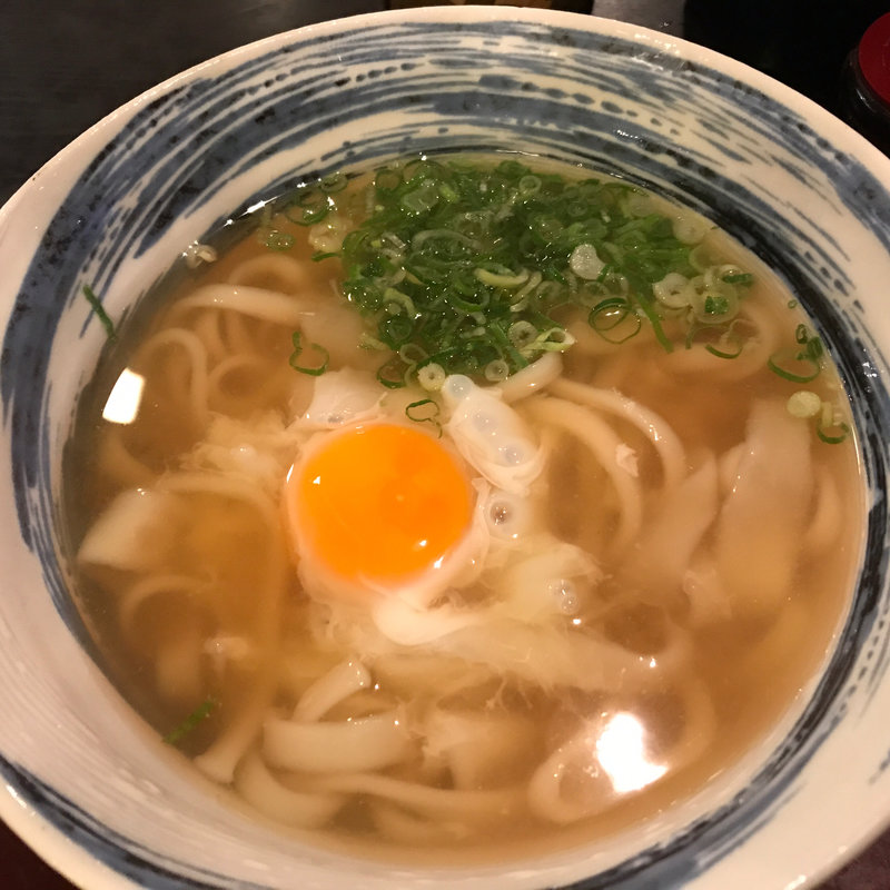 月見うどん(はかたきねやうどん原田店)