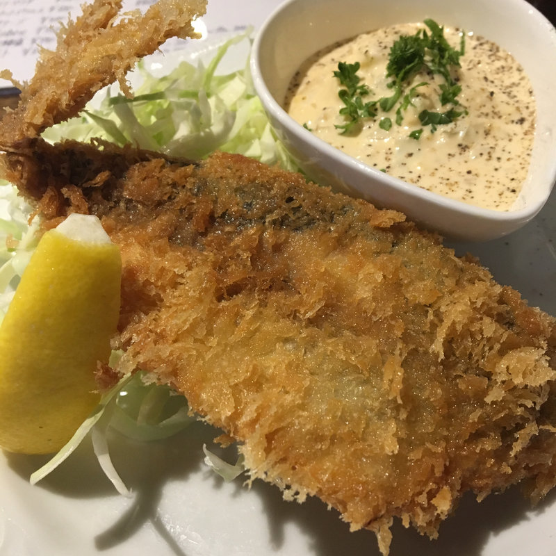 アジフライ半身(葛西シーフードキッチン ピチ)