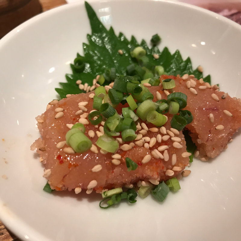 辛子明太子(日本再生酒場 博多デイトス店)