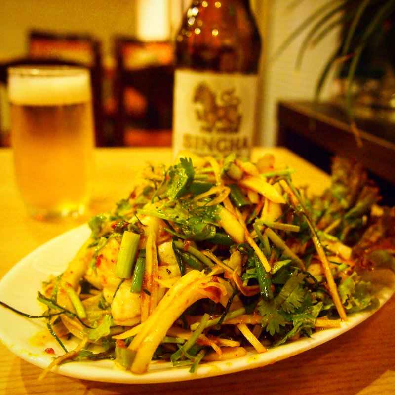 パー・クン(タイ料理 クルワ・プリックタイ)