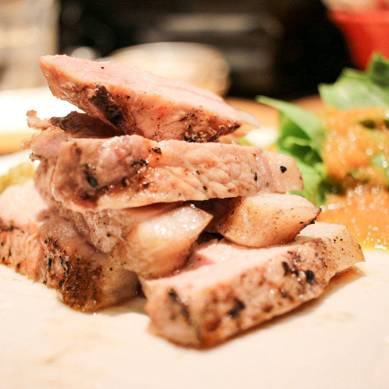 黒部名水ポーク ロース肉炭火焼き(居酒屋 艶次郎 )