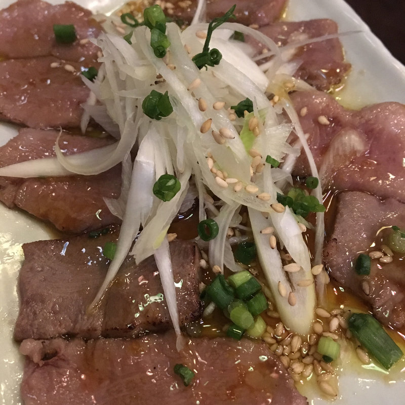 あぶりタン刺