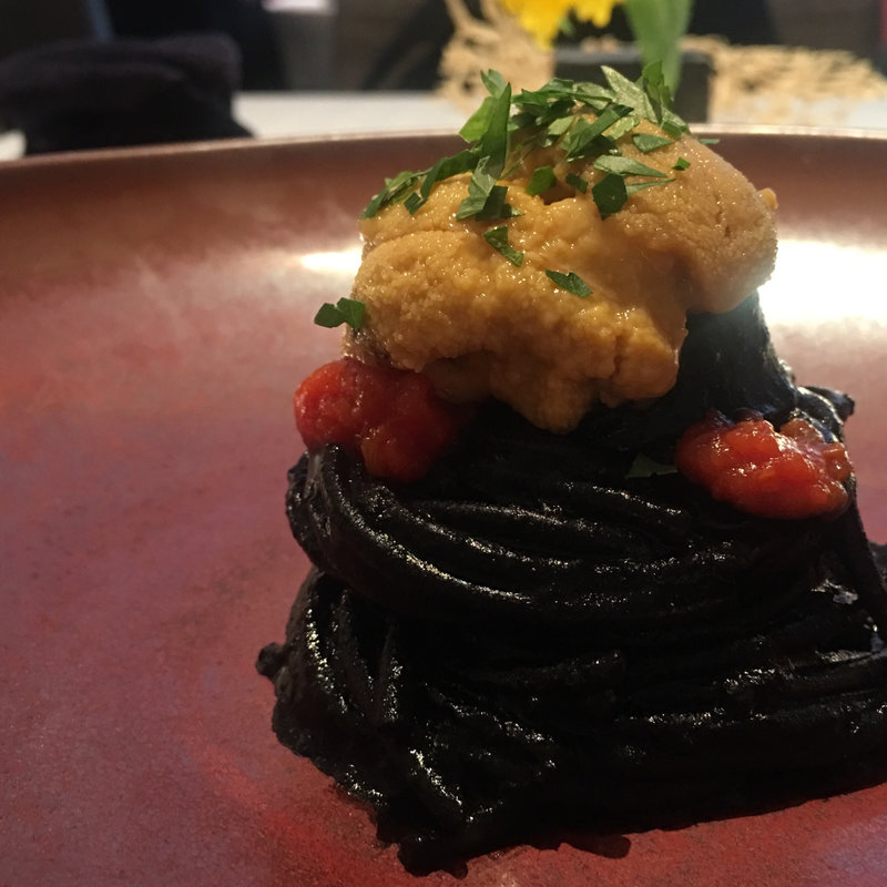 イカスミのパスタ(リストランテ ホンダ (RISTORANTE HONDA))