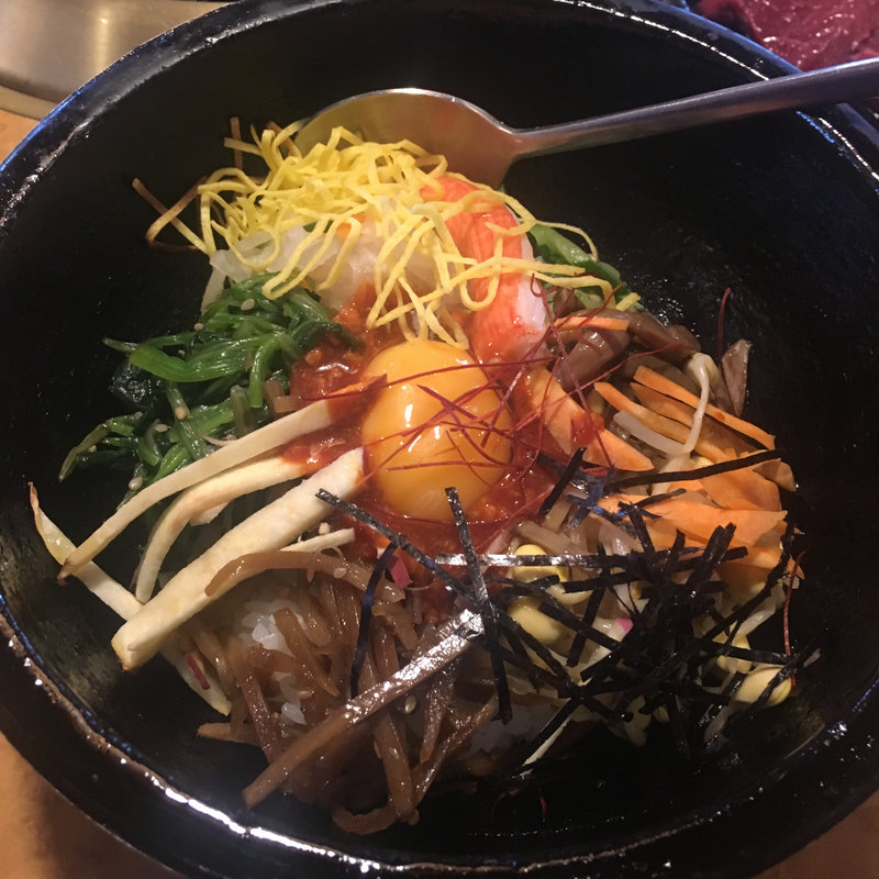 羅生門特製石焼きビビンバランチ(羅生門 名谷店)