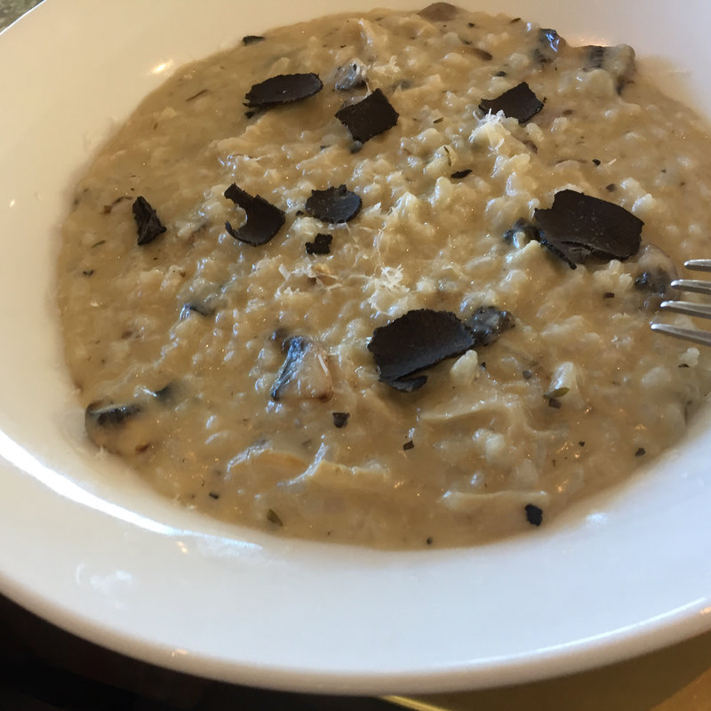 トリュフとポルチーニ茸のリゾット(Art Gallery of New South Wales restaurant)