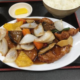 酢豚定食(中国料理 布袋)