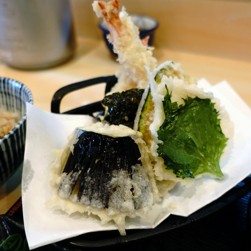 天ざる定食(うどん ゆきの )