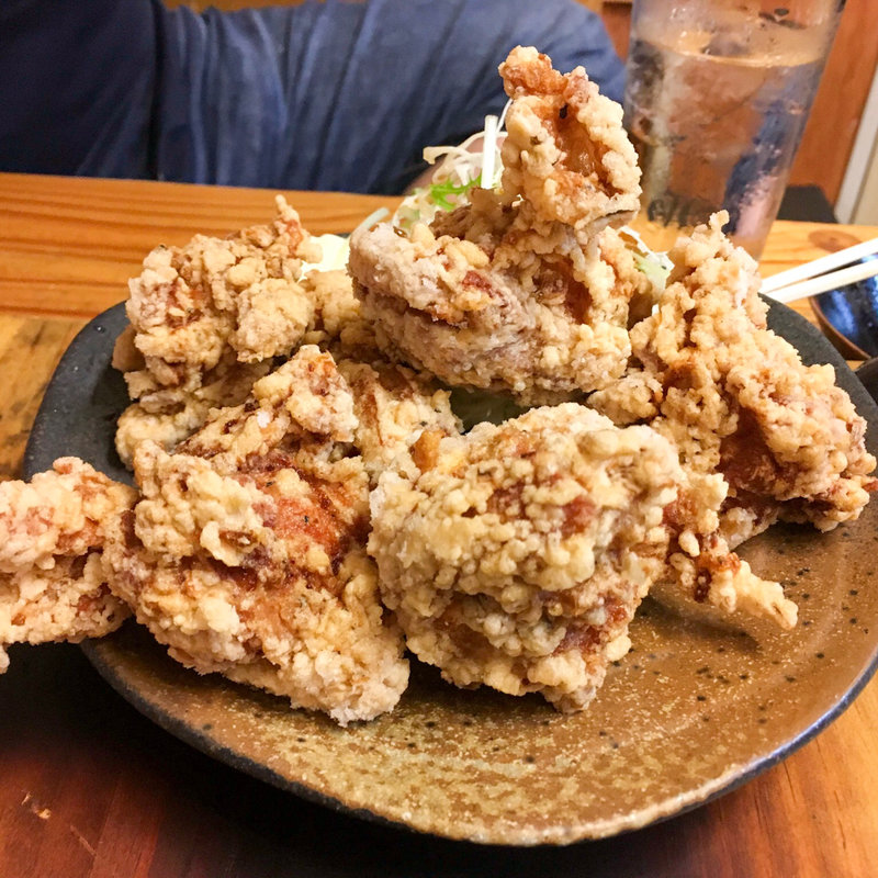 鳥の唐揚げ(七輪鶏焼　近江屋 )