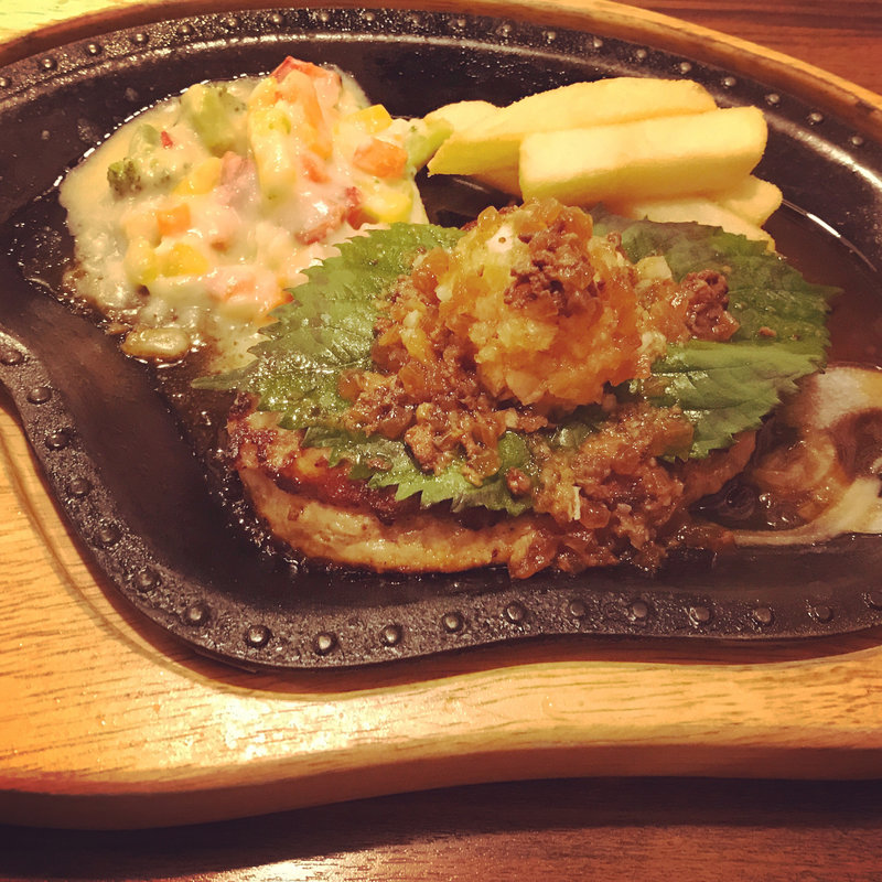 おろしそハンバーグステーキ(びっくりドンキー 梅田東店)
