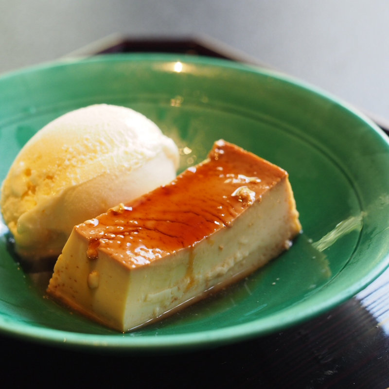 昔プリン(ミルクアイス付き)(無碍山房 Salon de Muge )