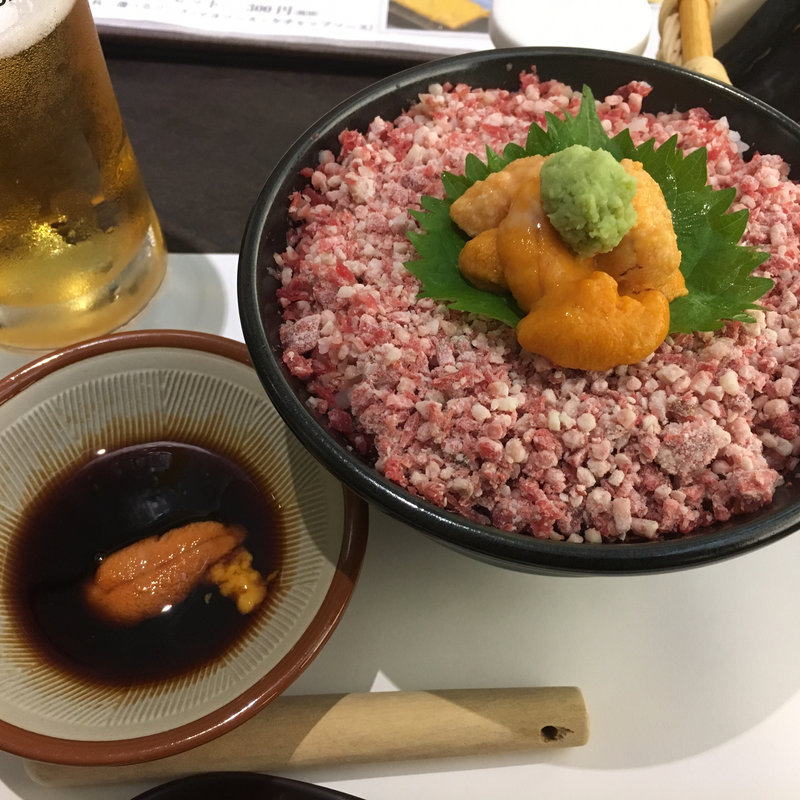 牛とろフレークうに丼(あま屋 )