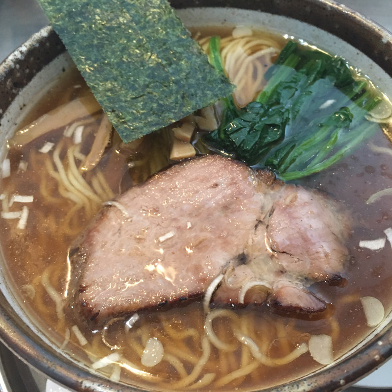 鶏油正油麺増量(麺屋才蔵 )