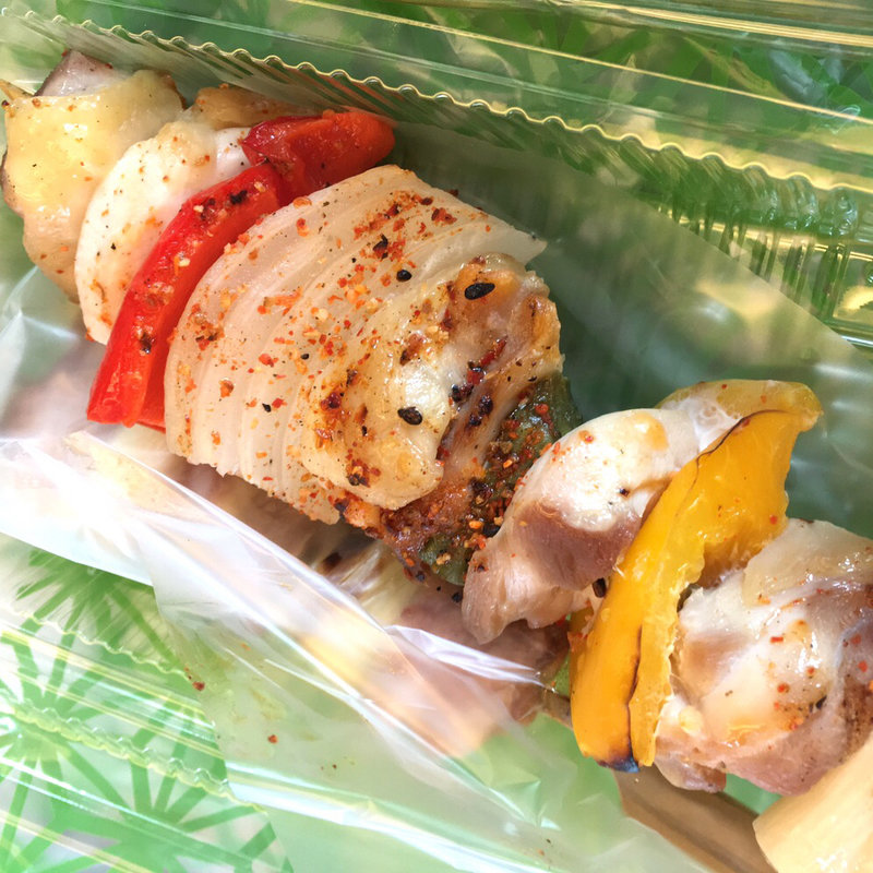 七味唐辛子のバーベキュー串(鳥麻 グランスタ東京店)