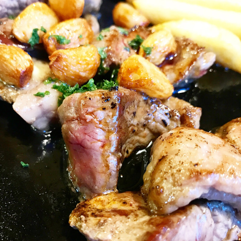 高山ニンニクカットステーキ(ビッグボーイ 黒川店)