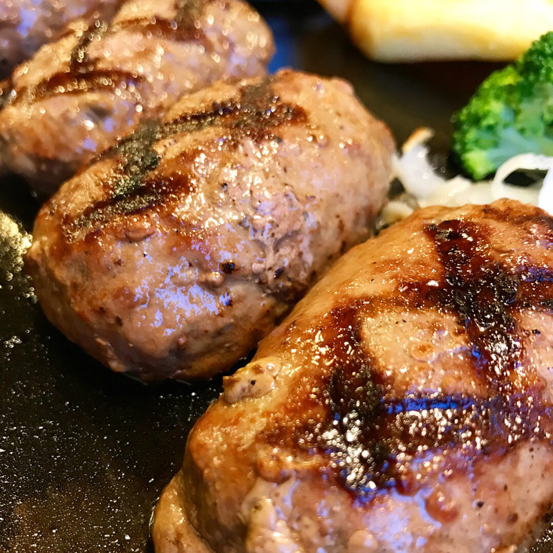 大俵ハンバーグステーキ ダブル(ビッグボーイ 黒川店)