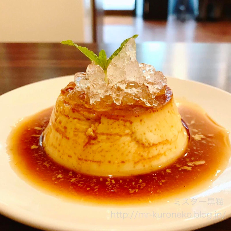 バインフラン（ベトナム風プリン）(喫茶 タビビトの木)