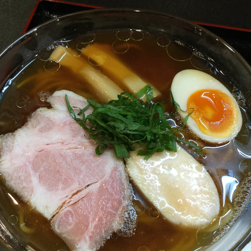 鯵の冷し醤油らぁ麺(らぁ麺 幸跳)