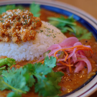 チキンカレー+パクチー(スパイス スエヒロ)