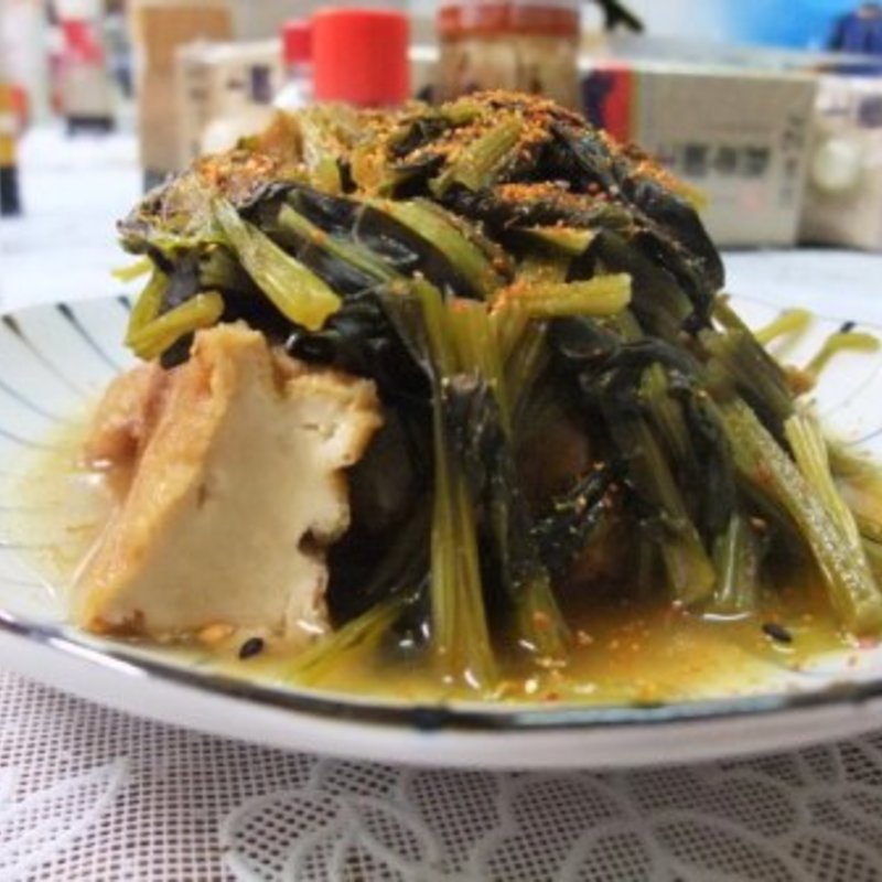 小松菜の炊いたん(足立酒店総本店)