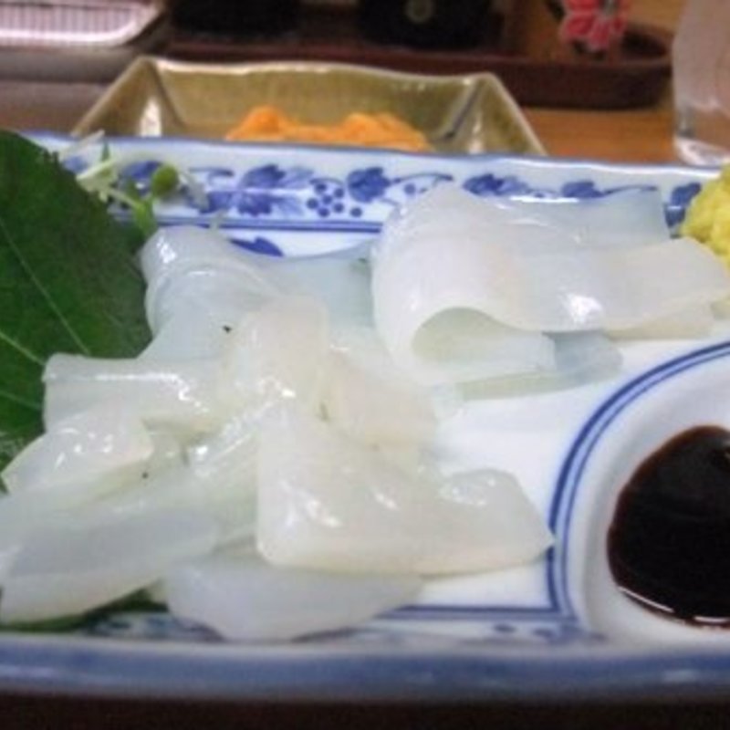 白イカ刺身(酒処 うす井)