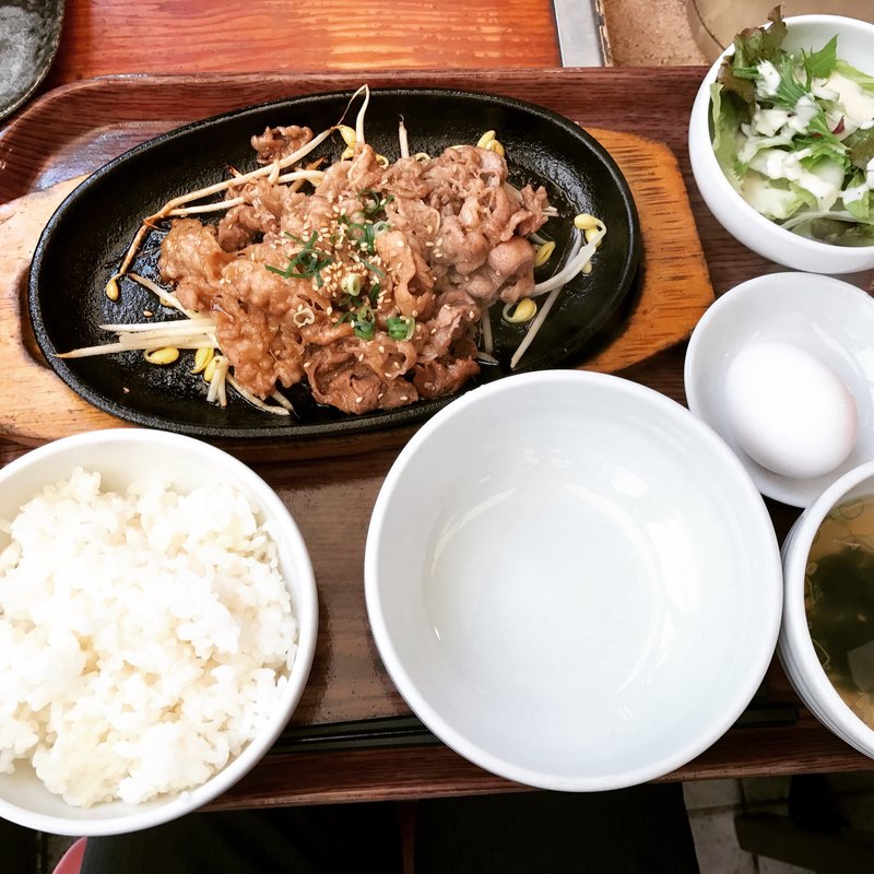 焼肉定食(大阪ちりとり鍋 テツ)