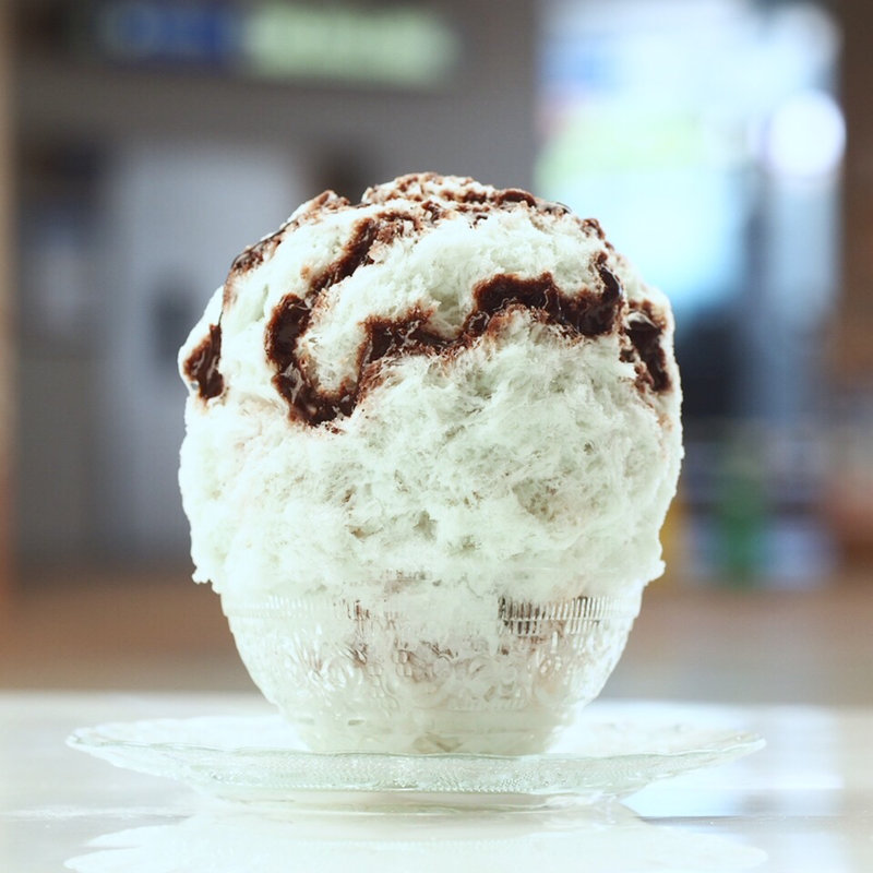 チョコミントのかき氷(六花 （リッカ）)