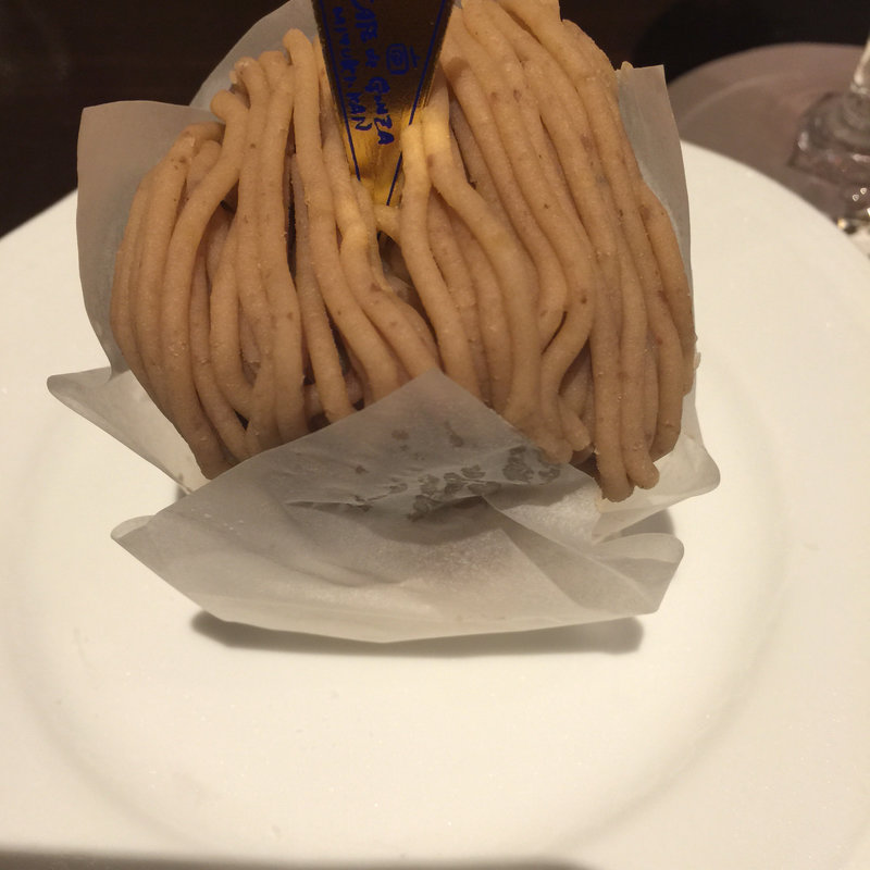 和栗のモンブラン(銀座みゆき館 銀座3丁目店)