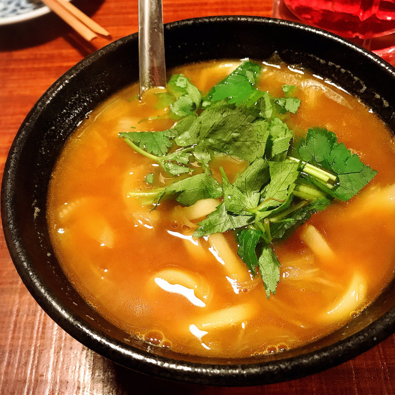 ちびカレーうどん(オサカナヤ 魚哲 中目黒店)