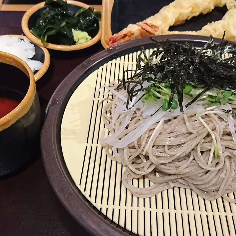 大根そば（冷）(十割そば処 花園蕎麦)