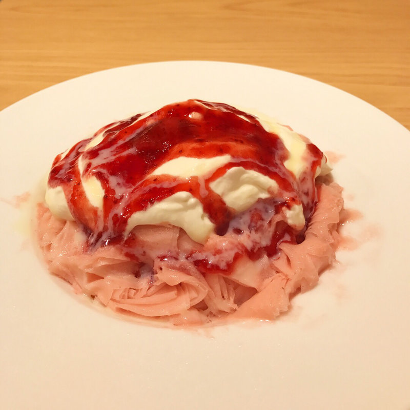 いちごのかき氷(gram 泉北パンジョ店)