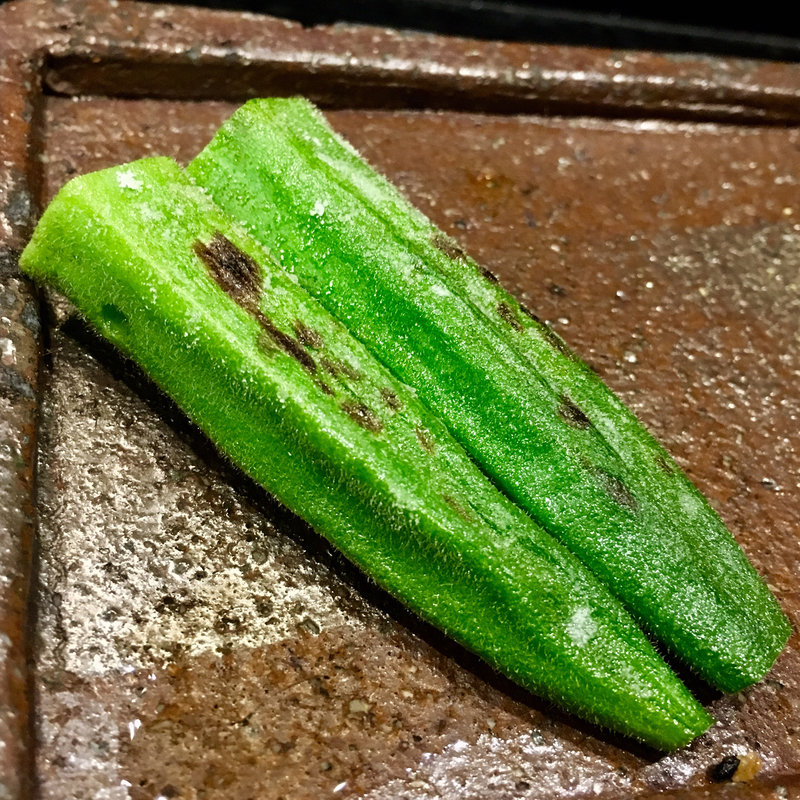 オクラ(焼き鳥 松元 西中洲本店)