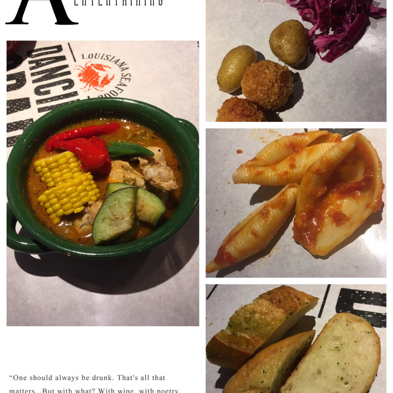 ルイジアナ名物！ガンボスープランチ(DANCING CRAB 福岡)