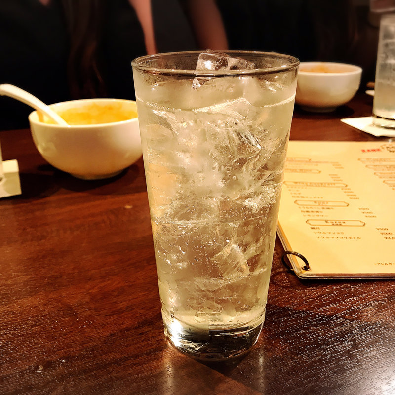 レモンサワー(炭火焼肉ホルモンうしごろ中目黒店)