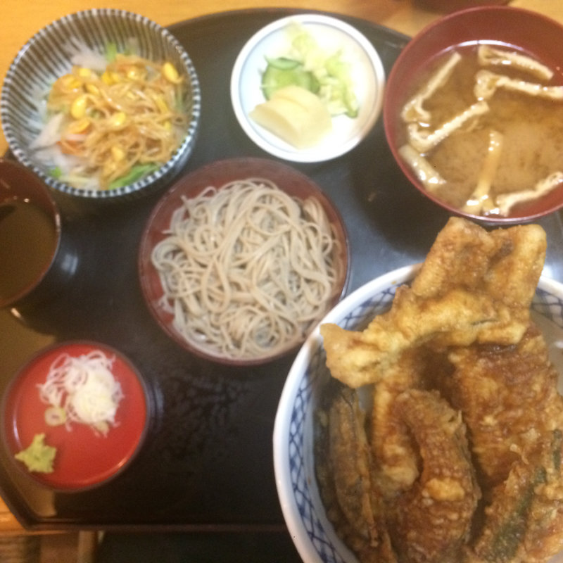 あなご丼(青山長寿庵)