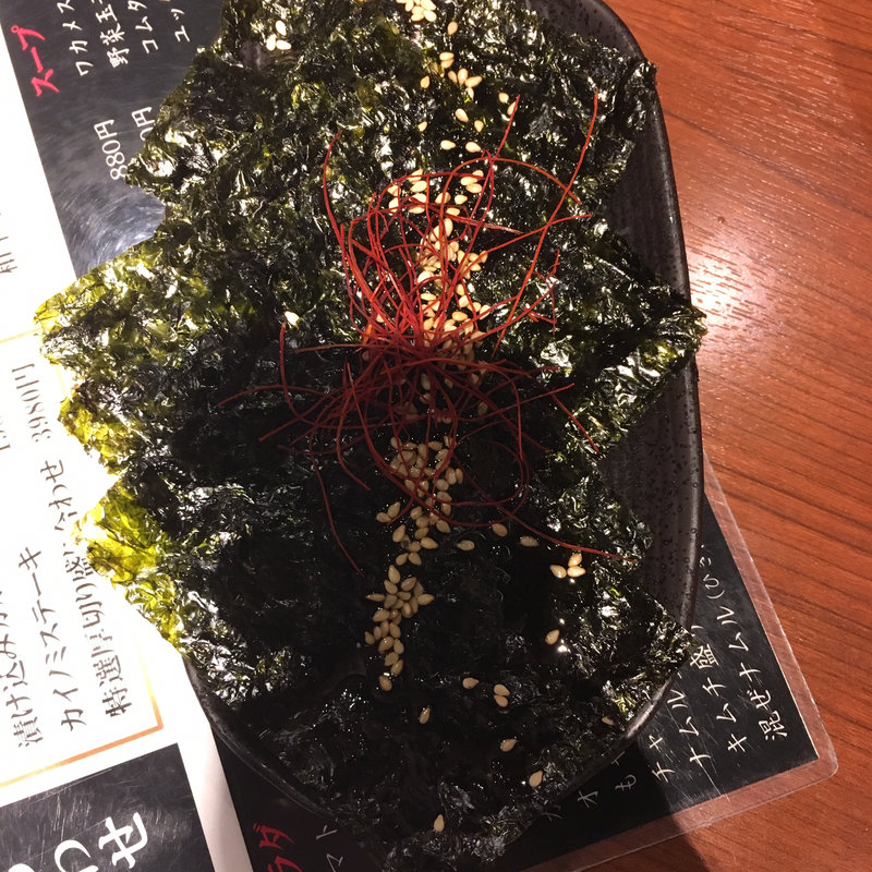 韓国のり(焼肉 本家 Ponga （ポンガ）)