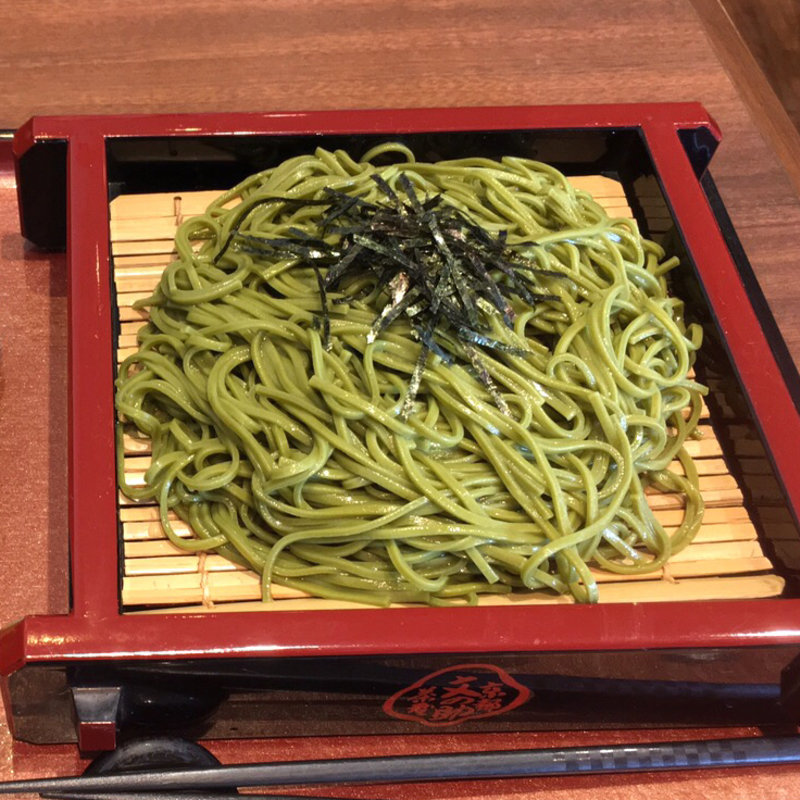 茶そば(京甘味 文の助茶屋 大丸神戸店)