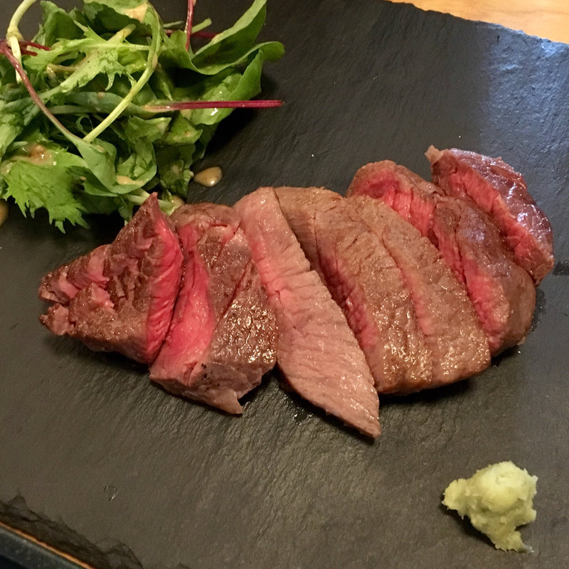 和食コース 牛ステーキ(三日月)