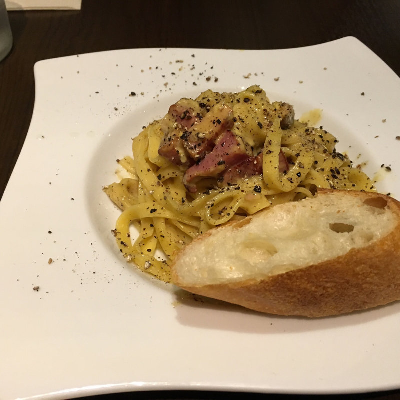 エスプレッソカルボナーラ(Fujiwara～CoffeeとWineが愉しめる大人の隠れ家～ )