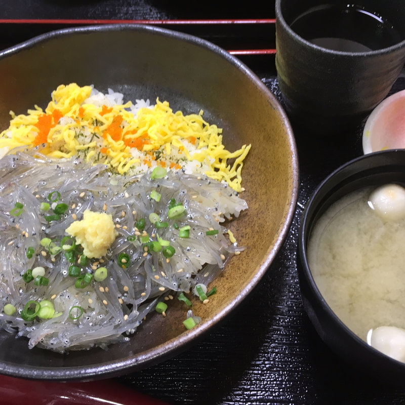 生しらす丼(江の島ハルミ食堂)