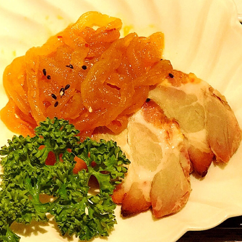 クラゲと焼き豚の冷製2種(梅蘭 中之島フェスティバルプラザ店)