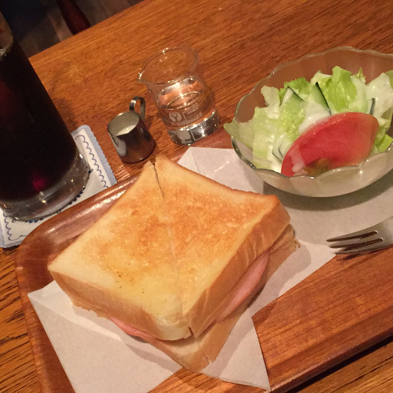 サービスセット ハムトースト(グチ （GUCHI）)